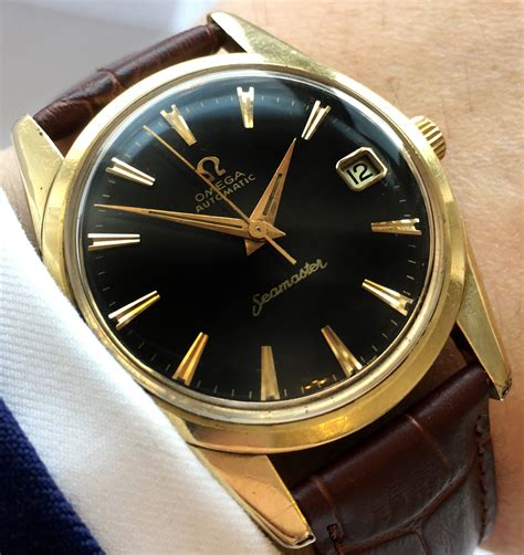 black and gold omega seamaster|Omega Seamaster black review.